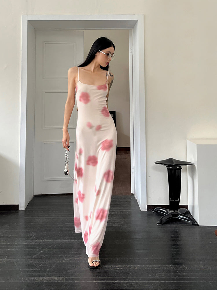 Peach Blossom in the Air Dress