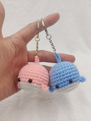 Whale Handmade Crochet KeyChain