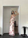 Peach Blossom in the Air Dress