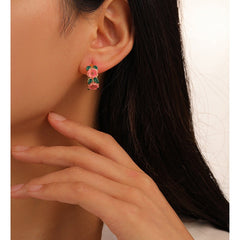 「Enamel Petals」 Earring