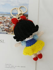 Princess Snowhite Handmade Crochet KeyChain