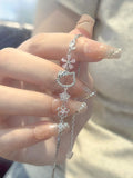 Cute Solid Sterling Silver Bracelet for Women & Girls