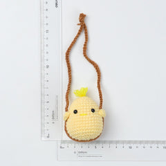 Swing Chick Crochet Car Hanging