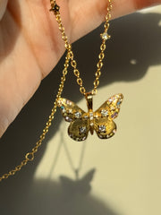 Glint S925 Silver Butterfly Charm Necklace