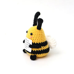 Bee Kind Car Hanging Handmade Crochet Positive Gift Emotinal Support