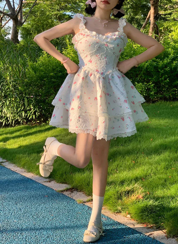 Sweet Cute Floral Dress