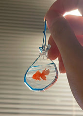 Goldfish Hanging Accessories, Cute Car Mirror Charm