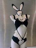 Cute Bunny Girl Onesie Lingerie Cosplay