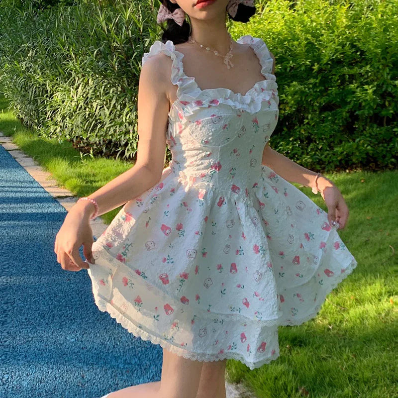 Sweet Cute Floral Dress