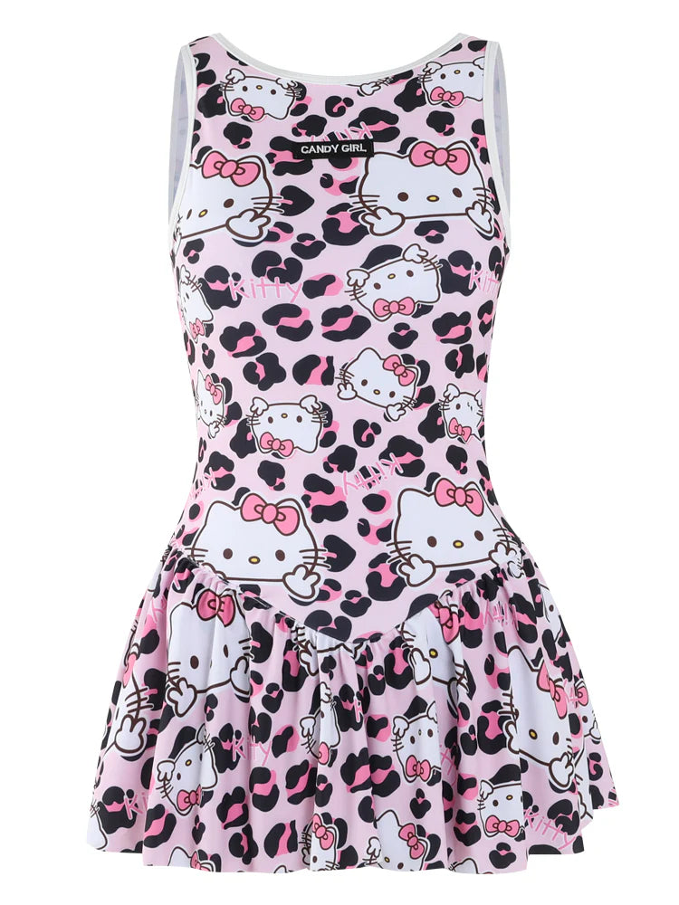 Cartoon Print Candy Girl Swimwear