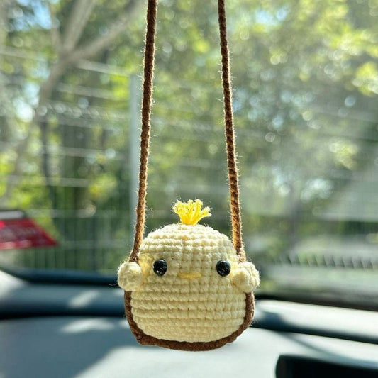 Swing Chick Crochet Car Hanging 800