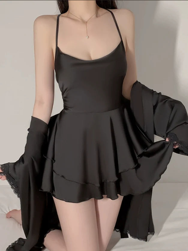 Sweet Satin Mini Dress