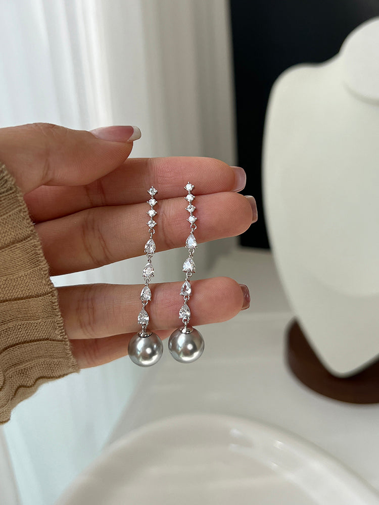 bridal teardrop earrings