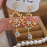 retro chandelier earrings