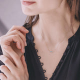 dainty silver necklace