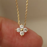 minimalist silver necklace