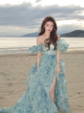 Bohemian Organza Beach Dress