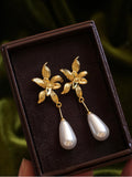 baroque pearl earrings