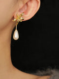 retro chandelier earrings