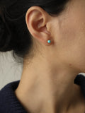 Colorful Natural Gemstone Stud Earrings