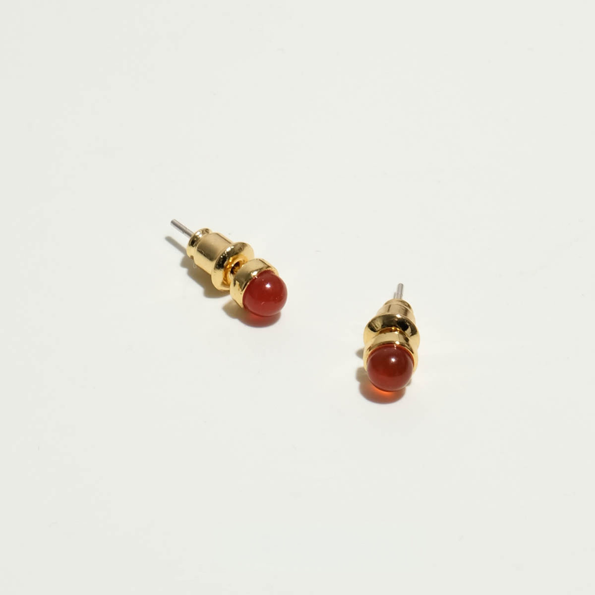 Colorful Natural Gemstone Stud Earrings