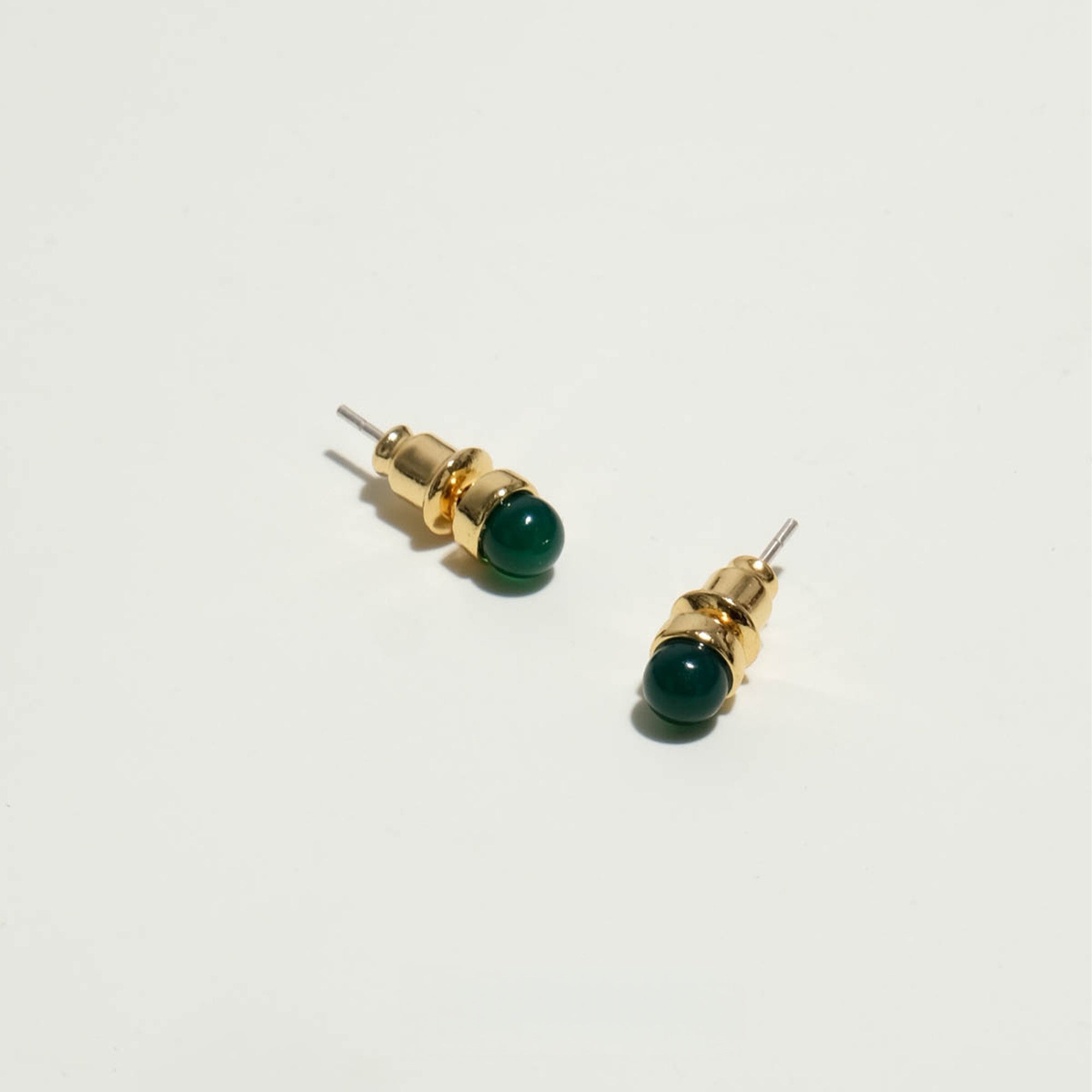 Colorful Natural Gemstone Stud Earrings