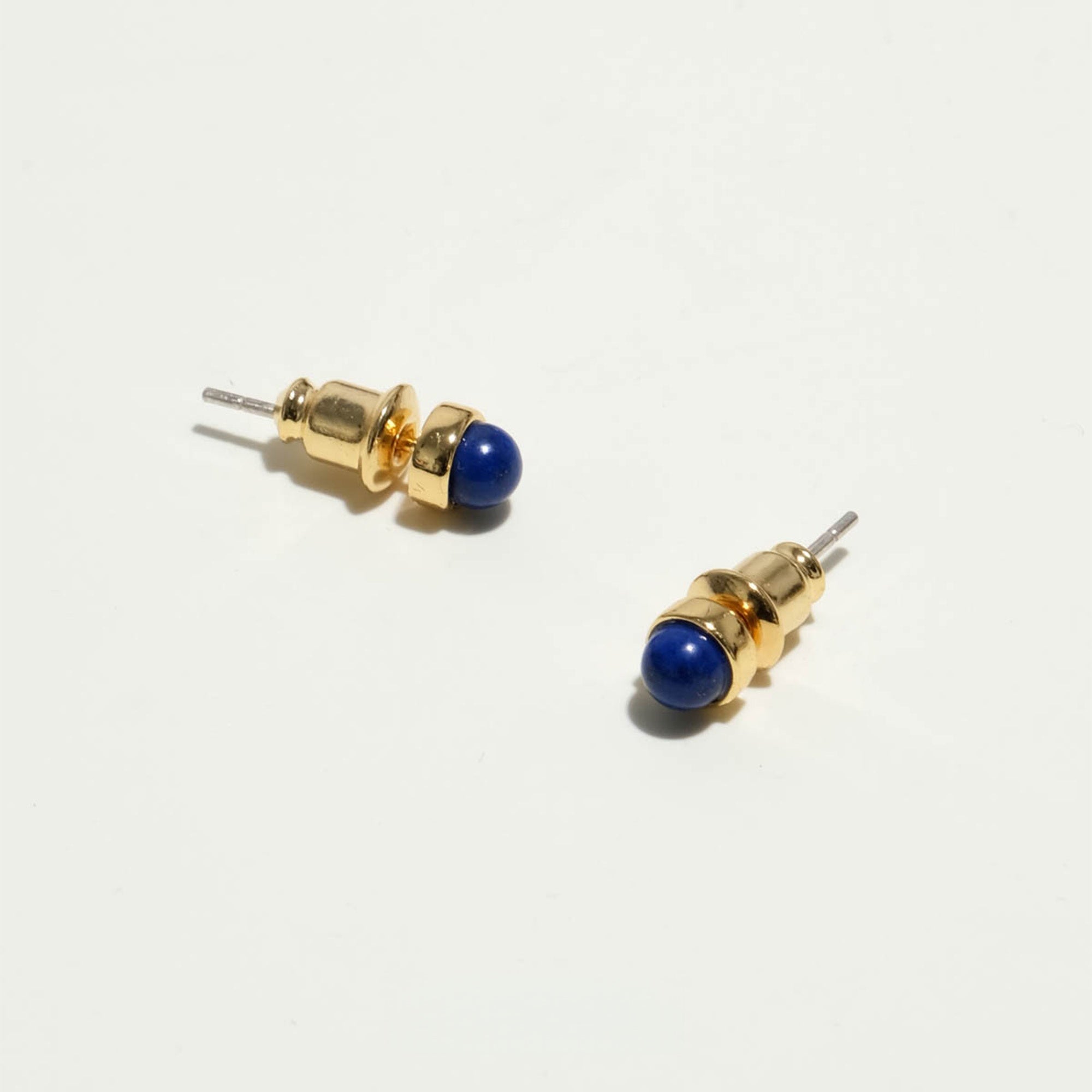 Colorful Natural Gemstone Stud Earrings