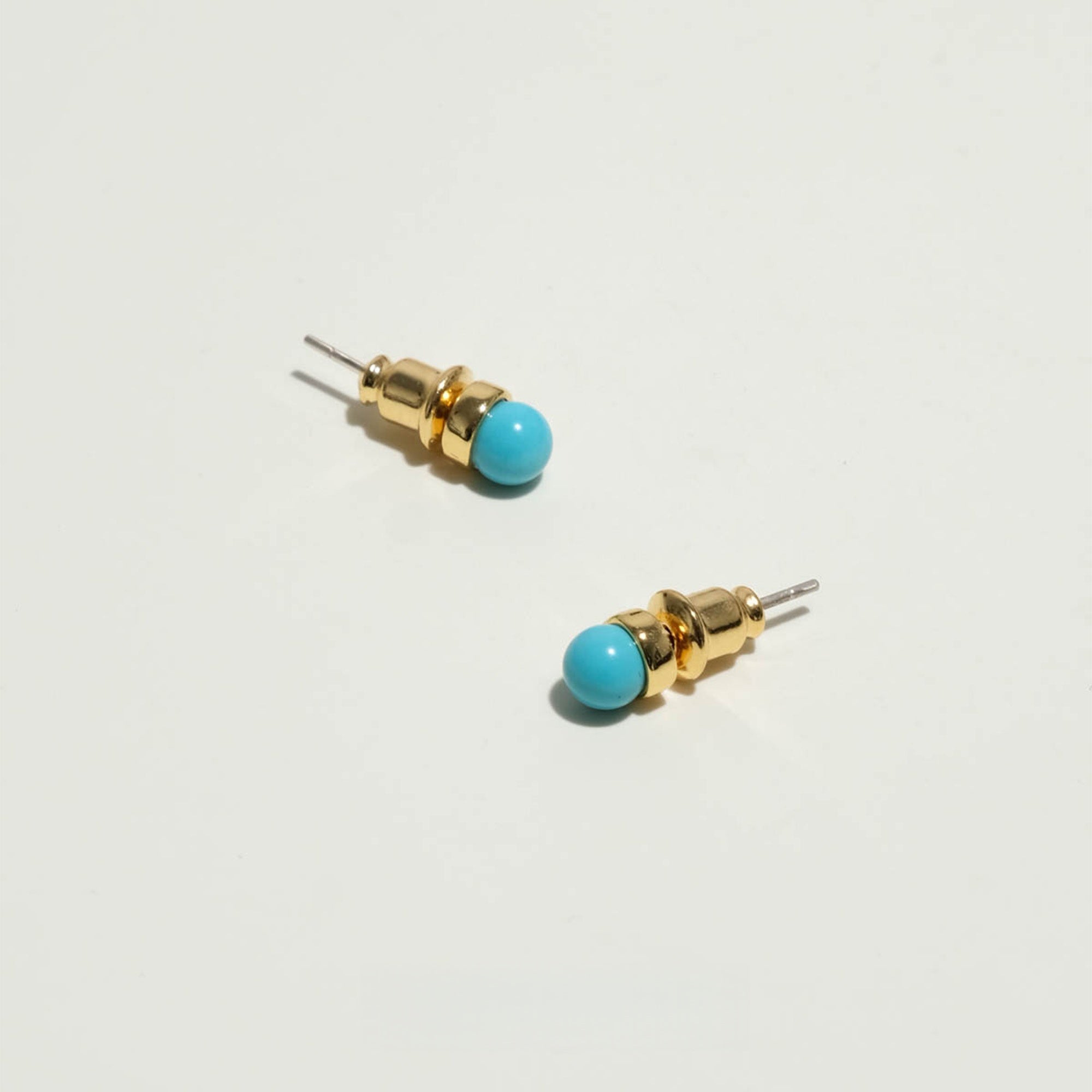 Colorful Natural Gemstone Stud Earrings