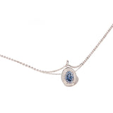 minimalist silver necklace