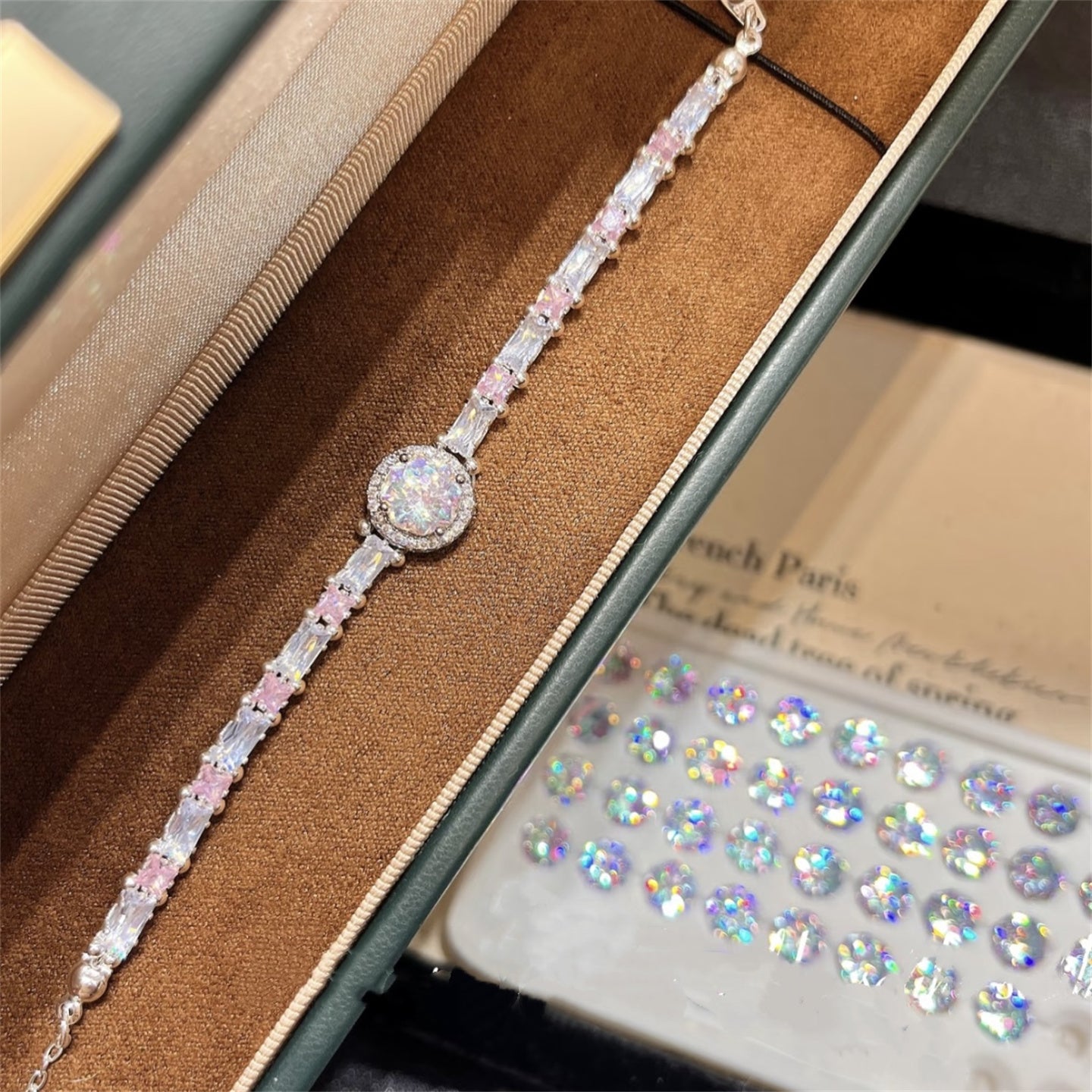 Dainty Full Pave Crystal Zircon Bracelet