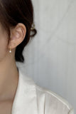 Elegant Mini Diamond Earrings – 925 Silver