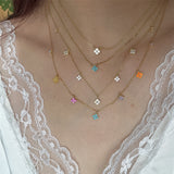 dainty gold necklace