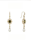 art deco dangle earrings