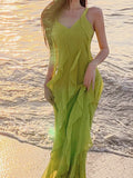 Green Beach Dress