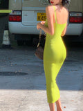 Corset-Style Green Knit Slimming Bodycon Dress