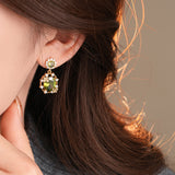 retro chandelier earrings