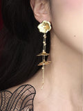 retro chandelier earrings