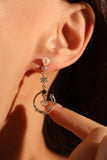 retro chandelier earrings