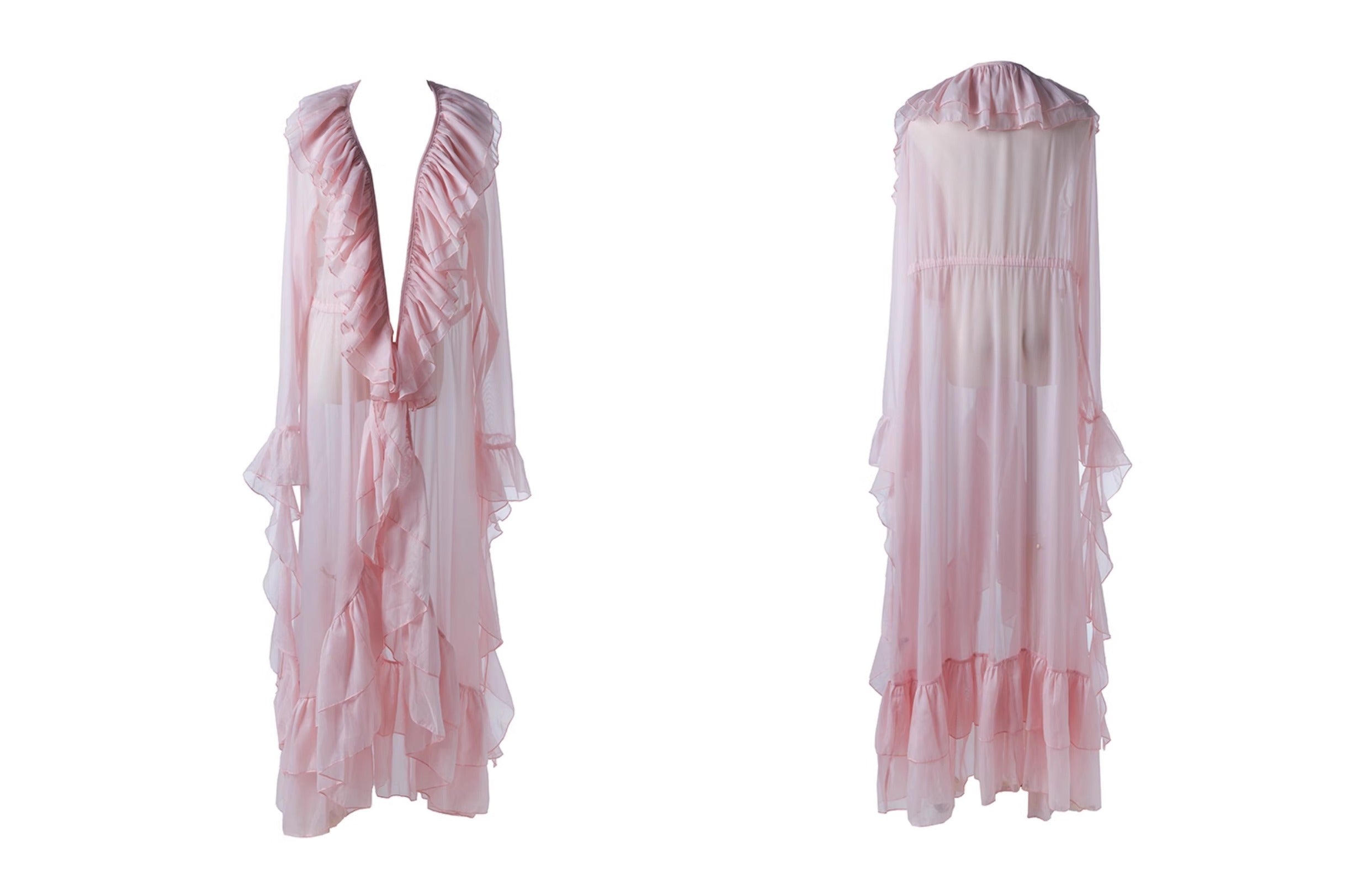 Luxurious Ruffled Fairy Cover-Up Dress