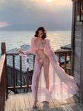 Luxurious Ruffled Fairy Cover-Up Dress