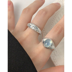 Mercury Aqua 925 Silver Ring