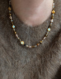 Natural Tiger Eye Mala-Style Necklace
