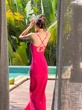 Pink Vacation Maxi Dress