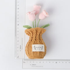 All Crochet Lily of the Vally Vase Decor