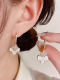Layered Lucky Clover Earring