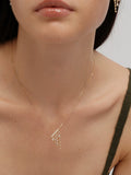 S925 Sterling Silver French Chandelier Tassel Necklace