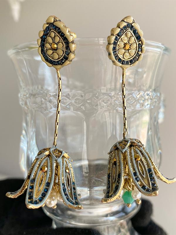 Secret Garden Bluebell Earrings