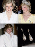 bridal teardrop earrings