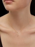 S925 Sterling Silver Vintage Key Pendant Necklace
