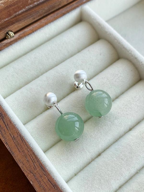 Healing Jade Earring